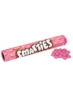Драже Smarties Pink Giant Tube 150гр (15 шт)