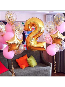 Композиция "Золотая двоечка"