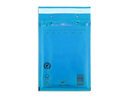 Пакет с воздушной подушкой D/14 синий (200х275мм+50мм клапан)