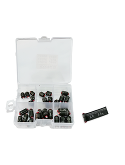 Грузило рыболовное "Свинцовая лента" с оливкой метал/ кембрик" #1-набор