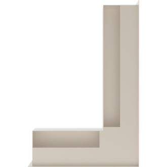 Отверстие Kratki Luft кремовый угол NP 9x40