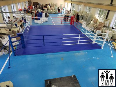 Ринг боксёрский на растяжках 7х7м (боевая зона 6х6м, монтажная площадка 10х10м) DNN