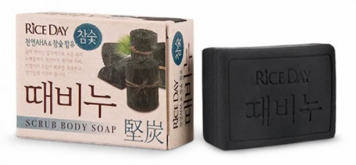 Туалетное скраб-мыло Rice Day Scrub Body Soap 100 г (Корея)