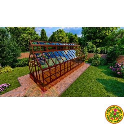 Базовая комплектация теплицы ЙОРКШИР Х размером 9000 х 3000 мм