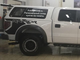 Кунг RT-01 белый на Ford Raptor 2009-2014 от AvengerUral.ru, вид с правого борта в открытом виде