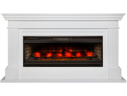 Линейный электрокамин Ontario WT с очагом Jack 45