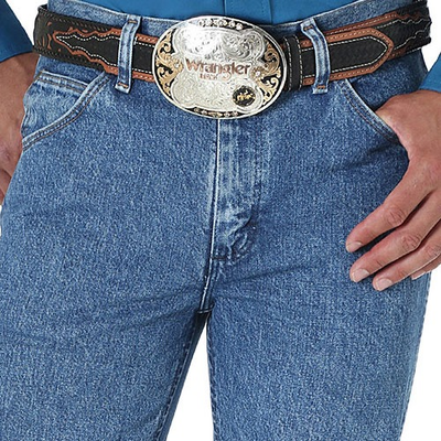 Джинсы 36MWZ Wrangler® Premium Performance™ Cowboy Cut® узкий крой [стираные]