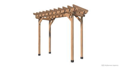 Пергола деревянная В-1