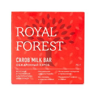 Шоколад из обжаренного кэроба, 75г (Royal forest)