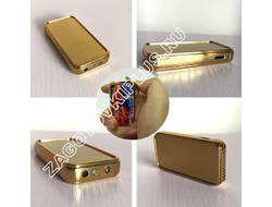 Зажигалка двухсторонняя с бортиками  в подарочной коробочке в комплекте с линзами