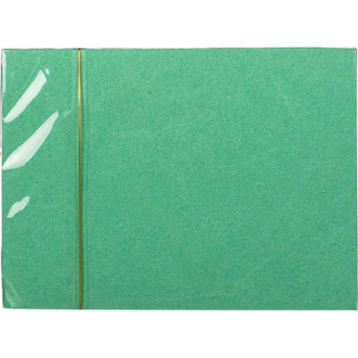 Блок-кубик Гознак с клеевым краем, 38х51, зеленый (100 л)