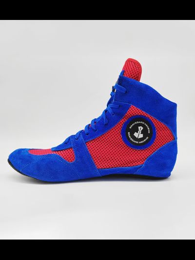 Борцовки для самбо ВФС BRAVEGARD Ascend сине-красные