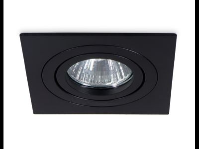 Встраиваемый светильник Ambrella MR16 GU5.3 max11W квадрат повор. черн. 92(80)x28 TECHNO SPOT TN102622 BK