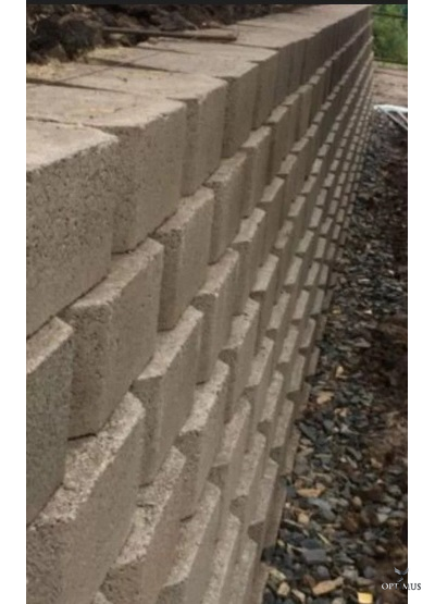 Камень для подпорной стенки