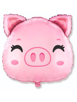 Шар фольгированный с гелием "Поросенок"