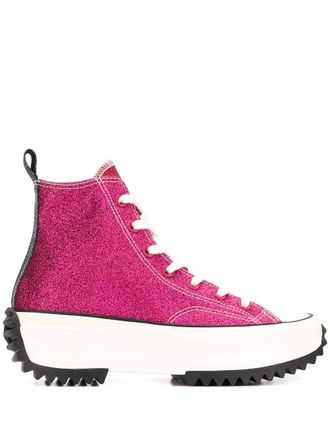 Кеды Converse JW Anderson х  Run Star Hike высокие сине- розовые