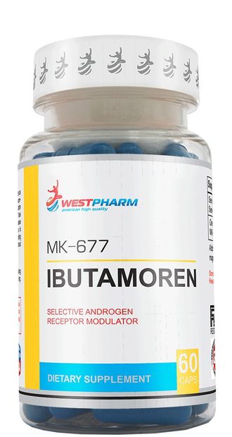 (WestPharm) Ibutamoren - Ибутаморен (MK-677) - (60 капс)