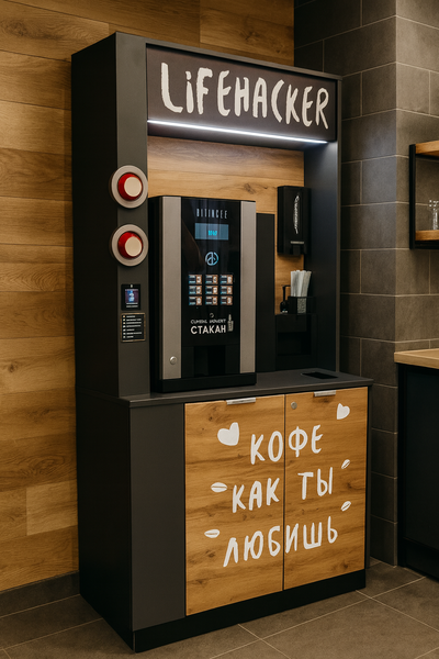 (СТСМ0500) Стойка самообслуживания для кофейни
