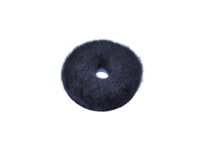 Полировочный круг шерсть 15мм Doodle Wool-Pad, black 80/25/80 Au-33DOB80