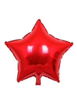 Шар Звезда красный 45 см (фшц)