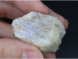 Беломорит (плагиоклаз), необработанный "дикий" образец, Карелия (37*28*27 мм, 42 г) №26369