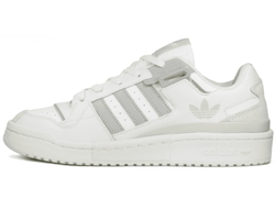 Adidas Forum Low White Grey белые