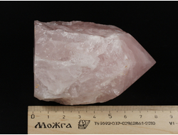 Розовый кварц, полировка, кристалл, Мадагаскар (79*50*50 мм, 313 г) №35440