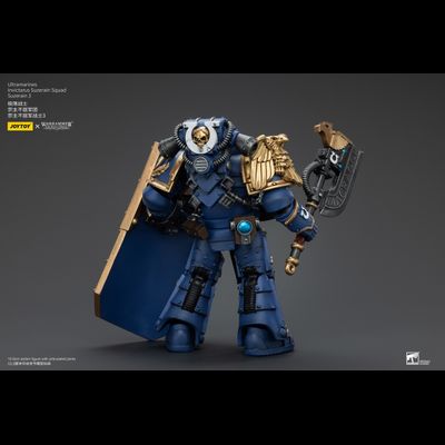 Сюзерен-инвиктарий Ультрамаринов (Warhammer Horus Heresy) - КОЛЛЕКЦИОННАЯ ФИГУРКА 1/18 Ultramarines Invictarus Suzerain Squad 3 (JT00263) - JOYTOY