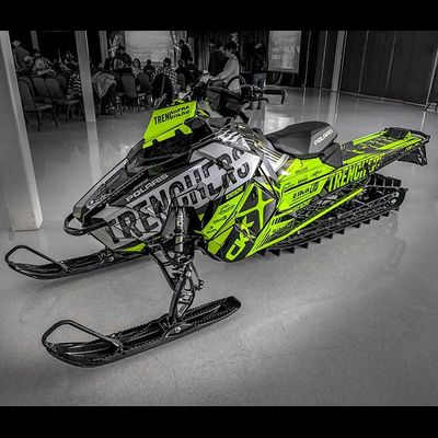 Наклейки на снегоход Polaris Axys Pro RMK 2016 2017 2018 2019 №1520