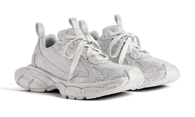 Balenciaga 3XL Trainers With Rhinestones Light Grey