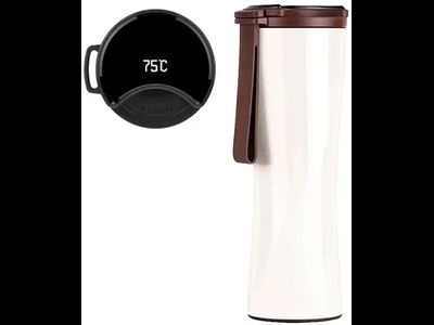 Термокружка Xiaomi Kiss Kiss Fish Moka Smart Cup Oled 430ml S-U45CW White
