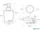 Дозатор с магнитной мыльницей Bemeta Omega 104109182