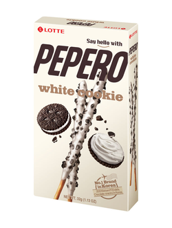 Палочки ПЕПЕРО в белом шоколаде 32гр Lotte