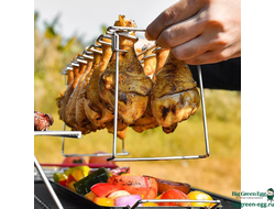 Подставка  для куриных ножек и крылышек для гриля Big Green Egg