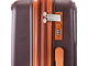 Комплект из 3х чемоданов Somsonya Tokyo Полипропилен S,M,L темно-коричневый