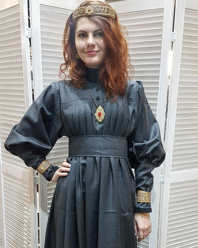 Платье «Поморское» шерстяное