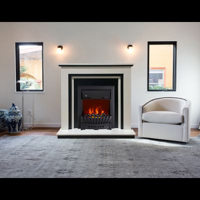 Электрокамин Вотан WT с очагом Aspen Black