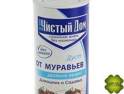 ЧИСТЫЙ ДОМ Дуст ПОРОШОК ОТ МУРАВЬЕВ (НА 2 МЕСЯЦА) (350 г)