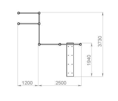 Спортивный уличный комплекс Start Line FITNESS Модель 3 купить в Воронеже