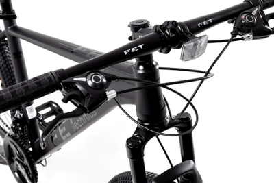 Велосипед FET technics 27,5" black (21 скорость, Shimano, дисковые тормоза)