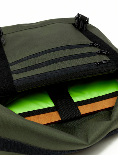 Сумка Gosha Orekhov Civil NY Темный Хаки детали 2