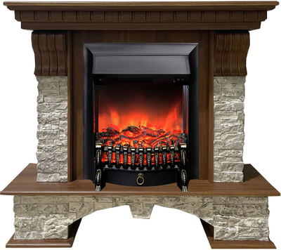 Электрокамин Турин NT M6 с очагом Fobos