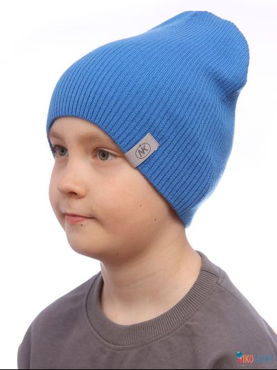 Шапка м12в, цвет, синий р. 56-58