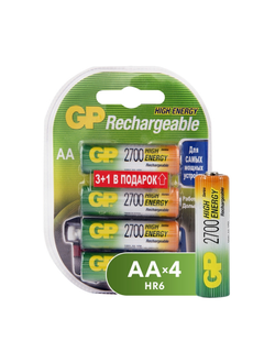 Аккумулятор GP 2700mAh AA/HR6 NiMh бл/4шт