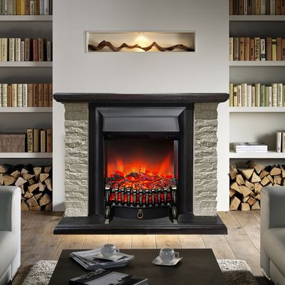 Угловой электрокамин Кимберли BL M7 с очагом Fobos