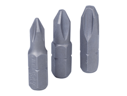 Набор вставок (бит) 1/4", крестовые, №1, №2, №3, 3 предмета KING TONY 1003PQ