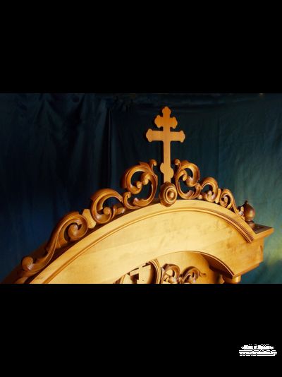 Напольный киот, с сенью