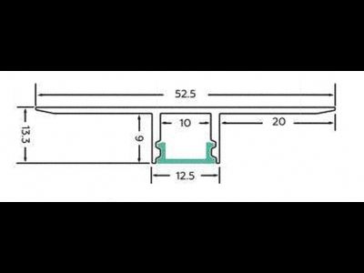 Алюминиевый профиль 4L-5313-2m-DW ANOD+OPAL Гипсокартон SEASTAR