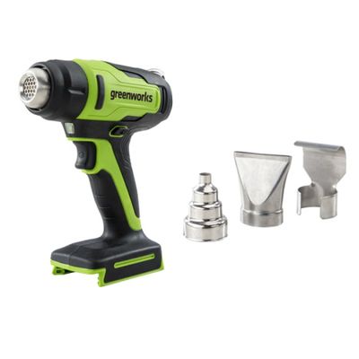 Строительный фен аккумуляторный Greenworks G24HG 24V