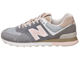 New Balance 574 BSG (Серые с розовым)